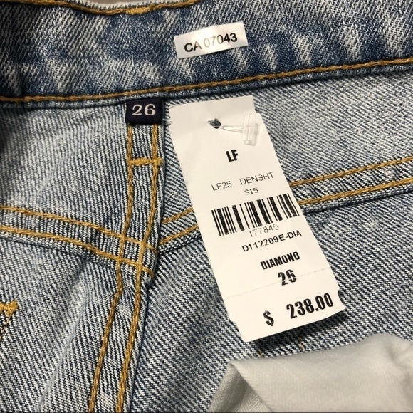 CARMAR Embroidered Diamond Cutoff Jean Shorts - Picture 6 of 8